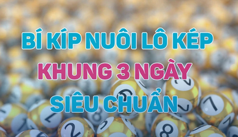 Bí kíp nuôi lô kép khung 3 ngày không thua từ chuyên gia